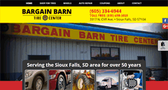 Desktop Screenshot of bargainbarntirecenter.com